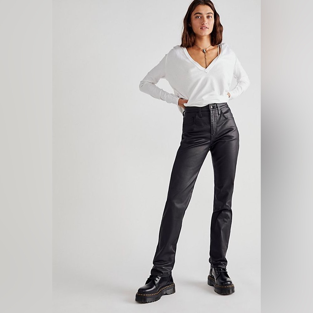 Levi’s Coated 724 Straight Leg Jeans
